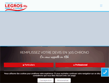 Tablet Screenshot of legros-demenagements.fr